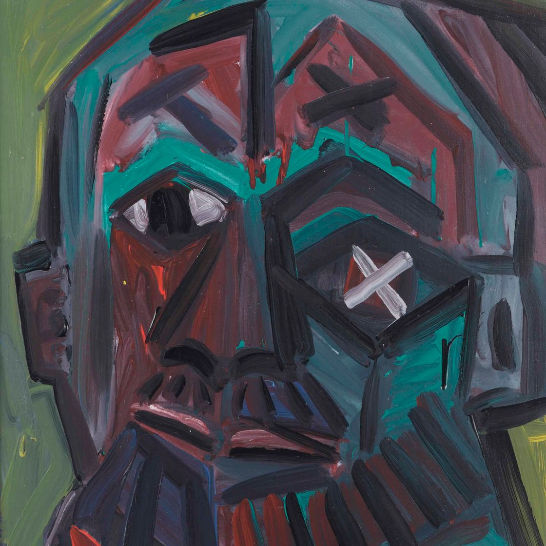 A.R. Penck — Автопортрет