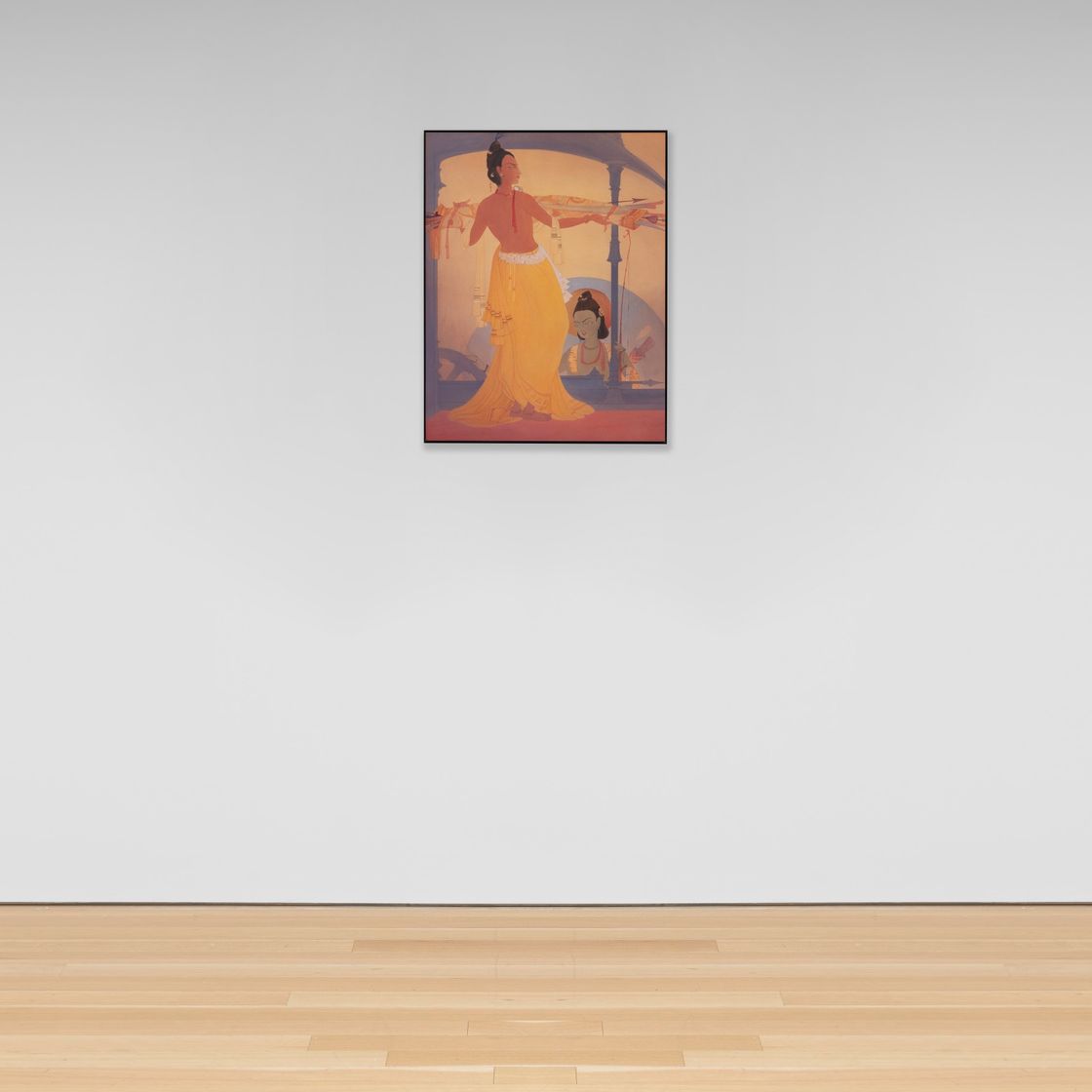 Abdur Rahman Chughtai — Кришна наставляет Арджуну, изображение 2