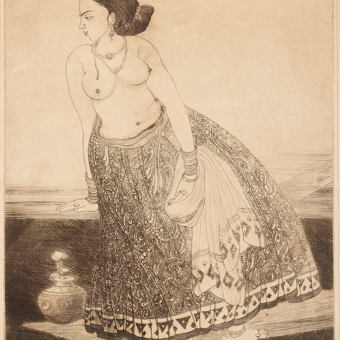 Abdur Rahman Chughtai — Невеста; Жаркая погода, изображение 2