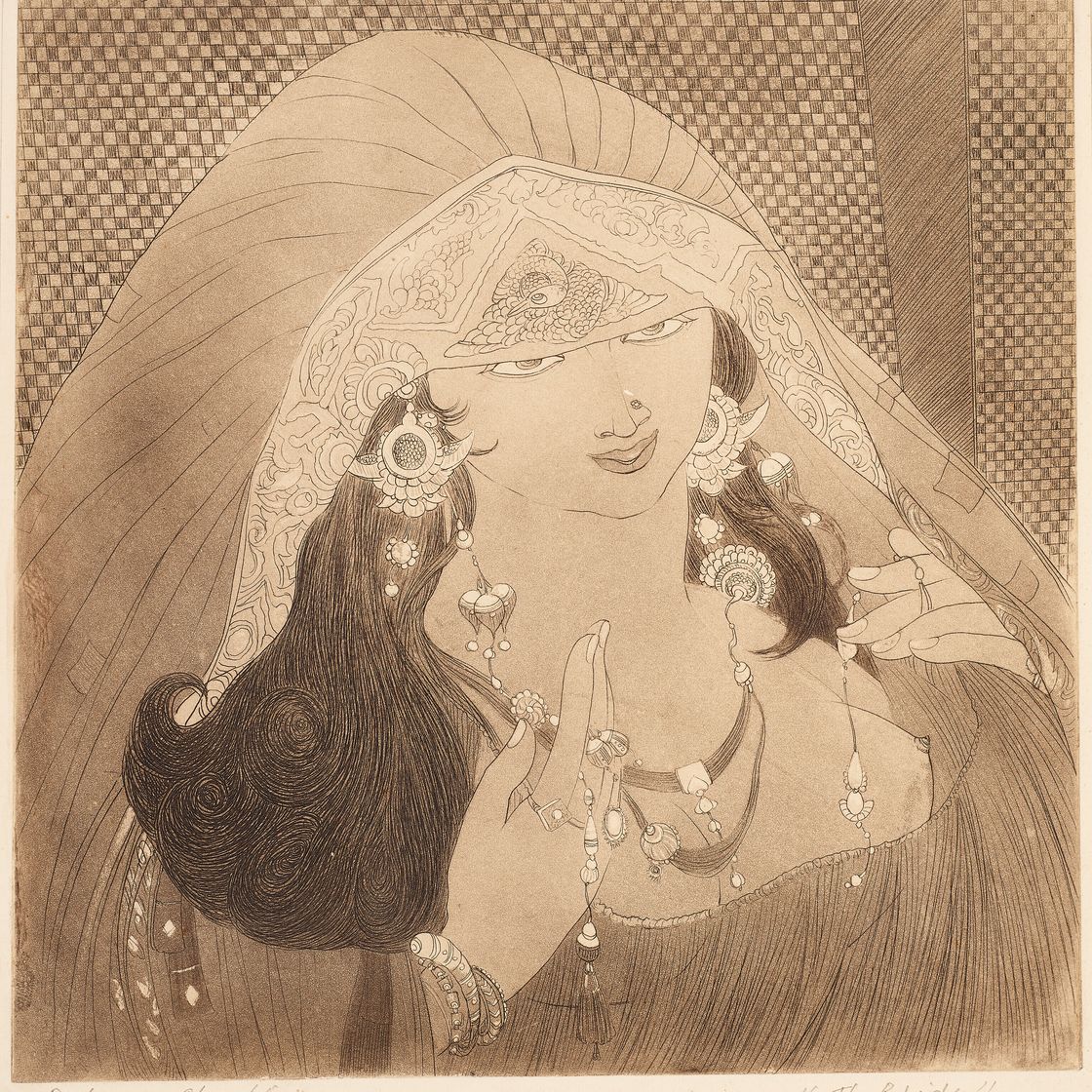 Abdur Rahman Chughtai — Невеста; Жаркая погода, изображение 3