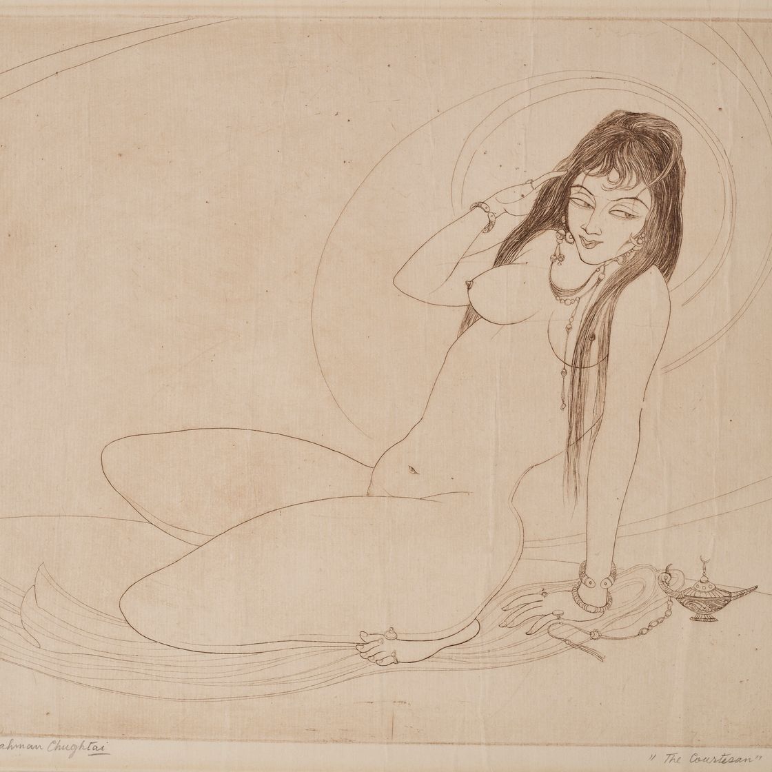 Abdur Rahman Chughtai — Куртизанка