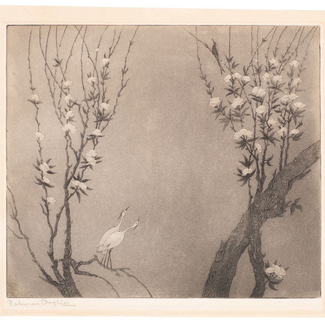 Abdur Rahman Chughtai — Без названия (Идет дождь)