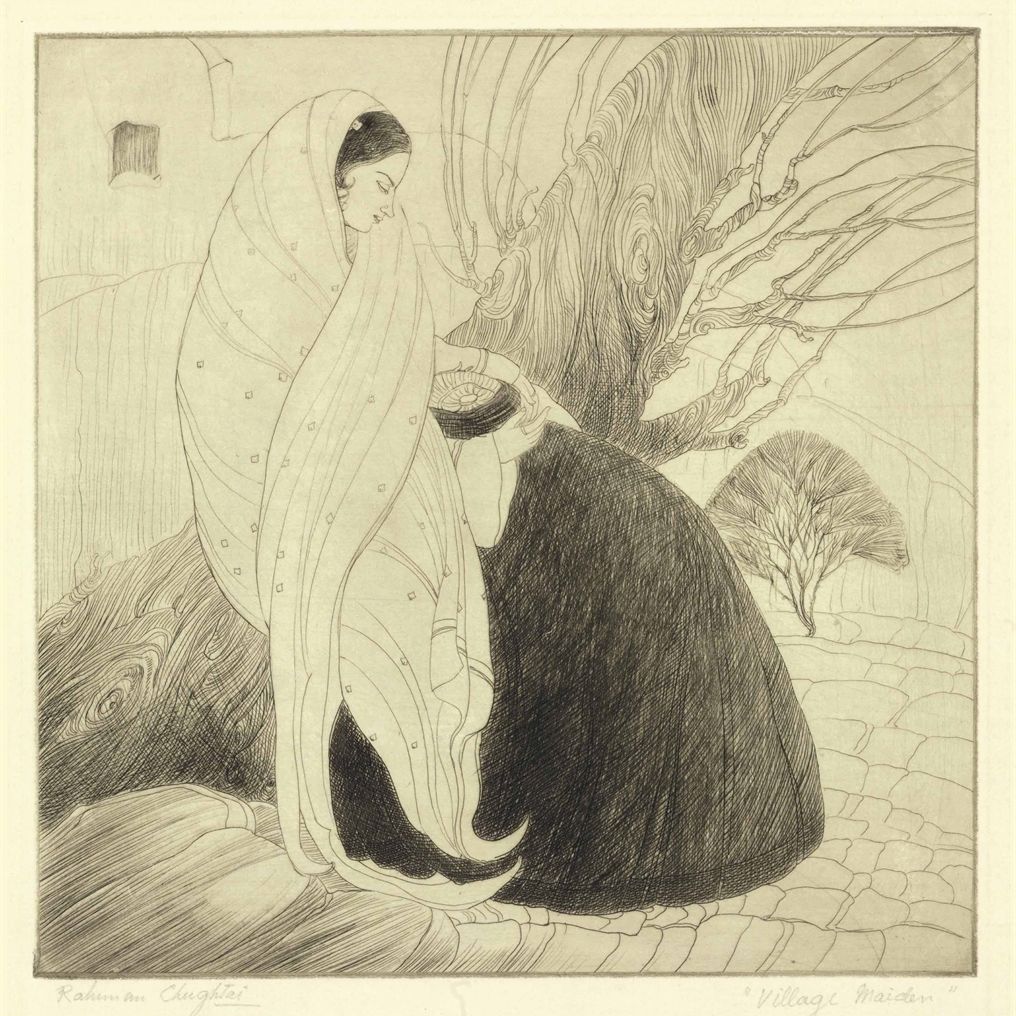 Abdur Rahman Chughtai — Деревенская дева