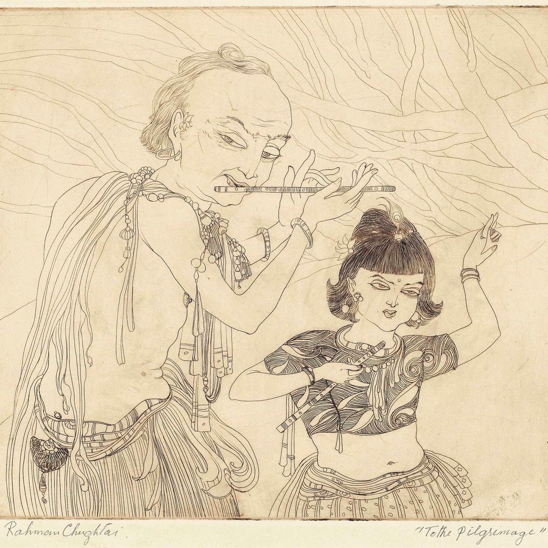 Abdur Rahman Chughtai — На паломничество
