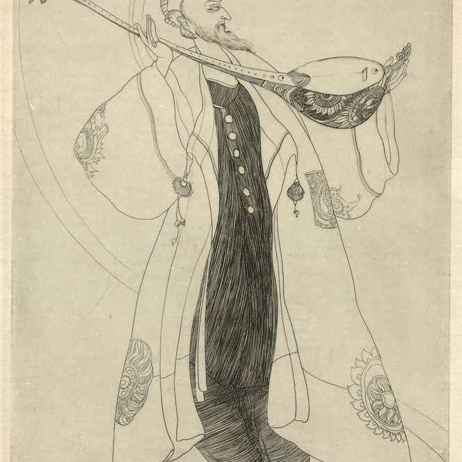 Abdur Rahman Chughtai — Старый музыкант
