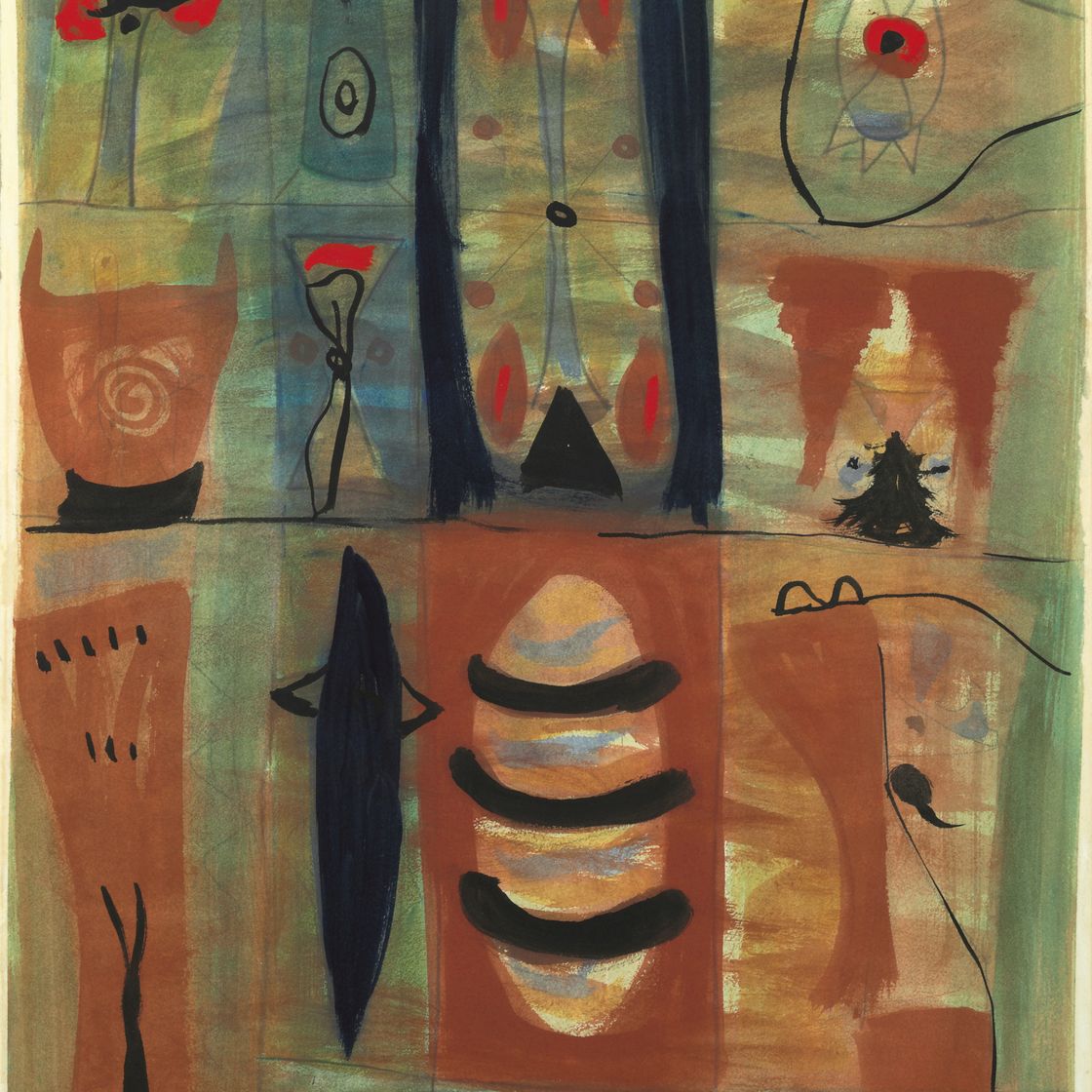 Adolph Gottlieb — Цвет настроения Индиго