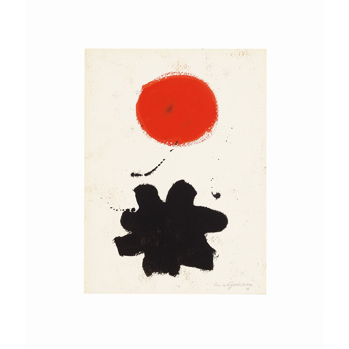 Adolph Gottlieb — Без названия #18