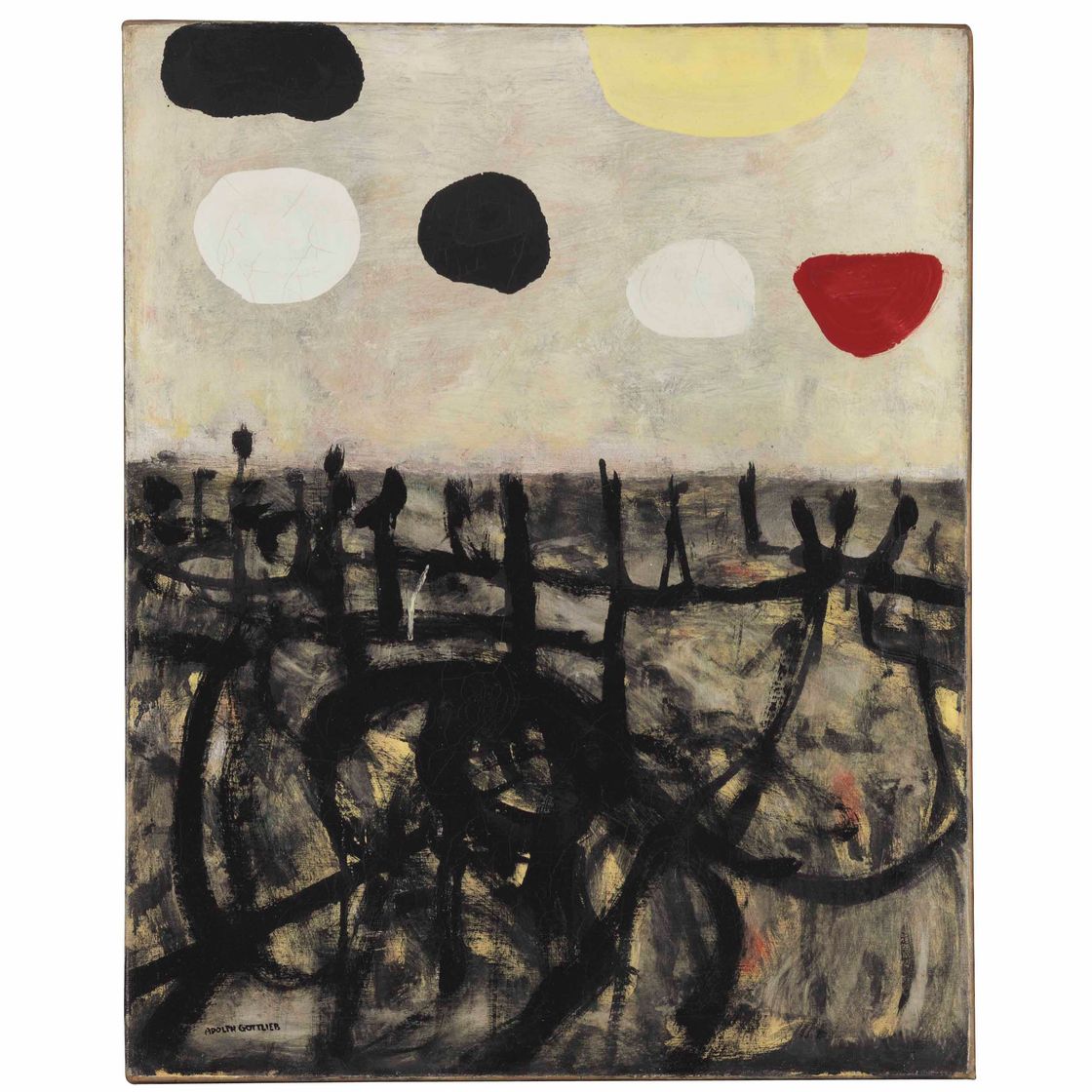 Adolph Gottlieb — Пещера