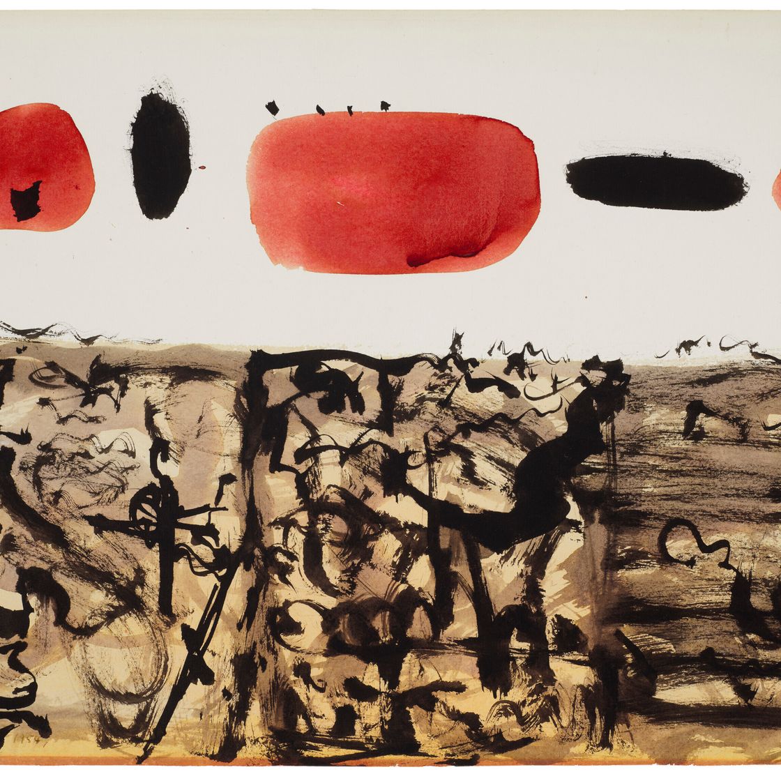 Adolph Gottlieb — Без названия, изображение 1