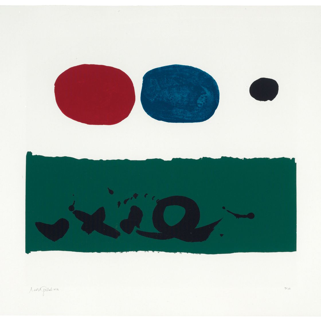 Adolph Gottlieb — Зеленый Передний план