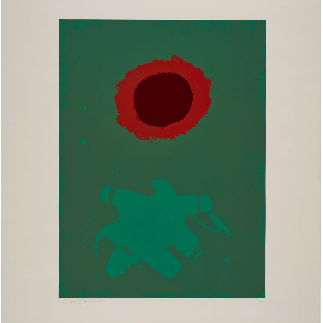 Adolph Gottlieb — Хромированный Зеленый