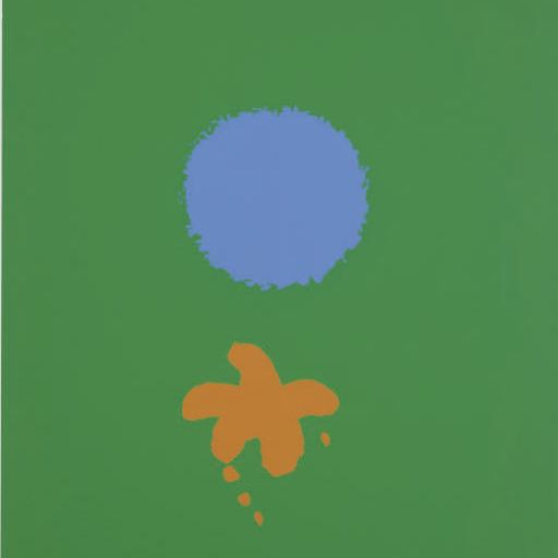 Adolph Gottlieb — Зеленая почва, Синий диск