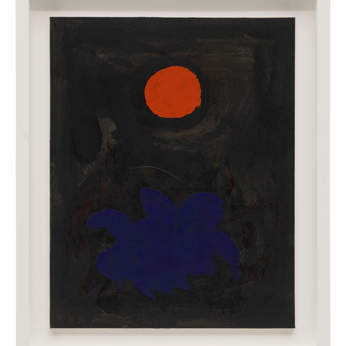 Adolph Gottlieb — Синее на черном, изображение 2