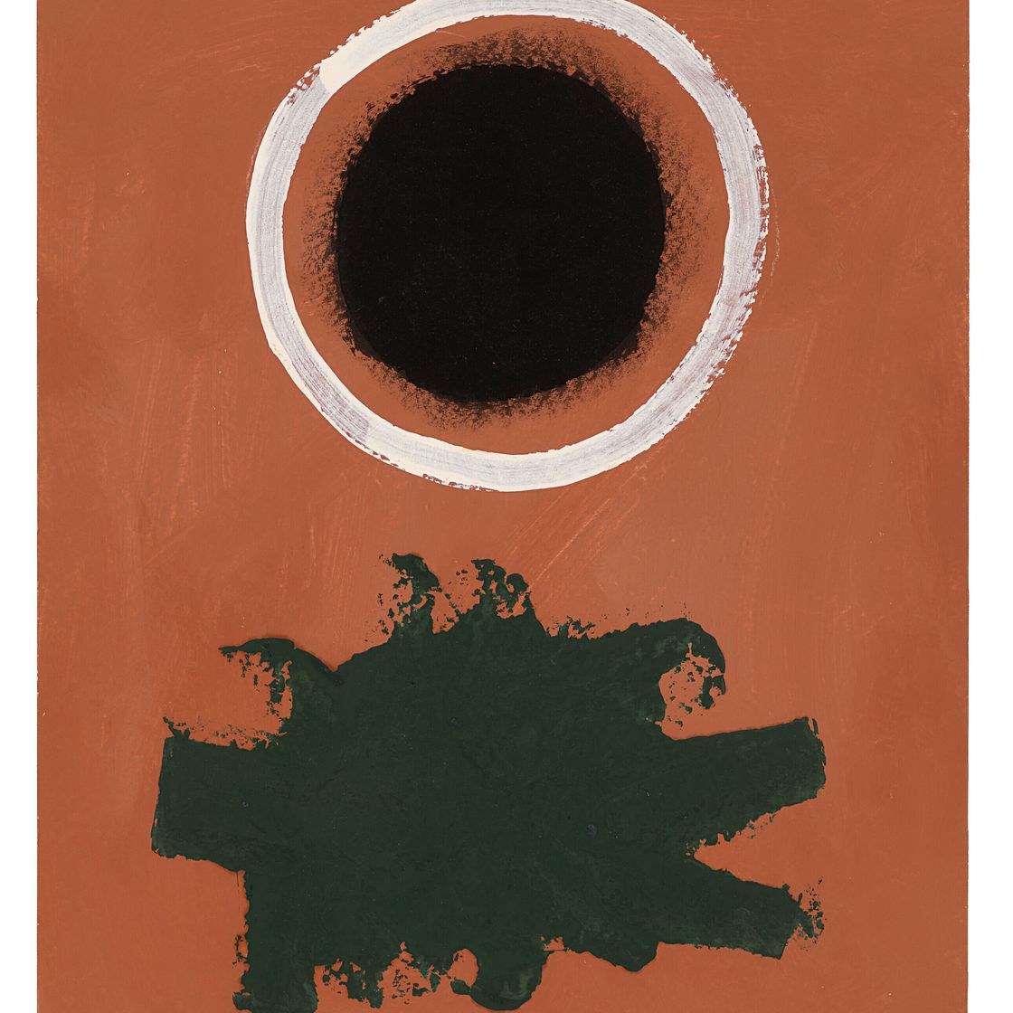 Adolph Gottlieb — Белый ореол, изображение 1