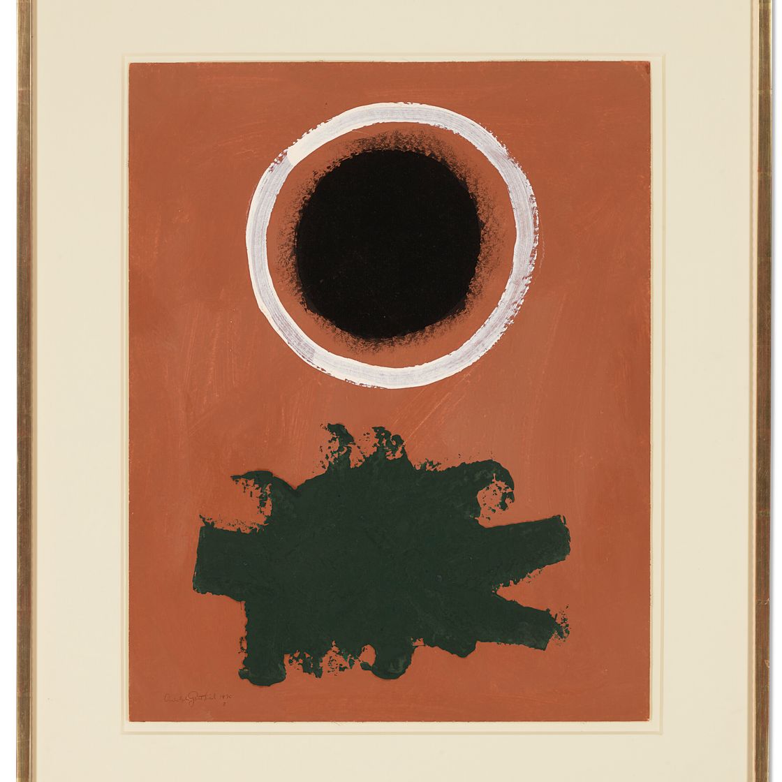 Adolph Gottlieb — Белый ореол, изображение 2
