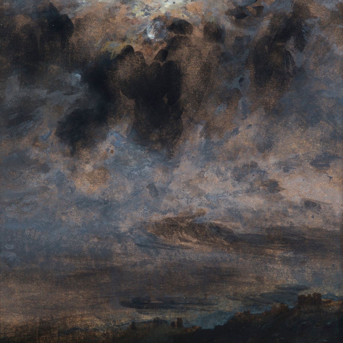 Adolph von Menzel — Великий город в глубине Берлина, изображение 1