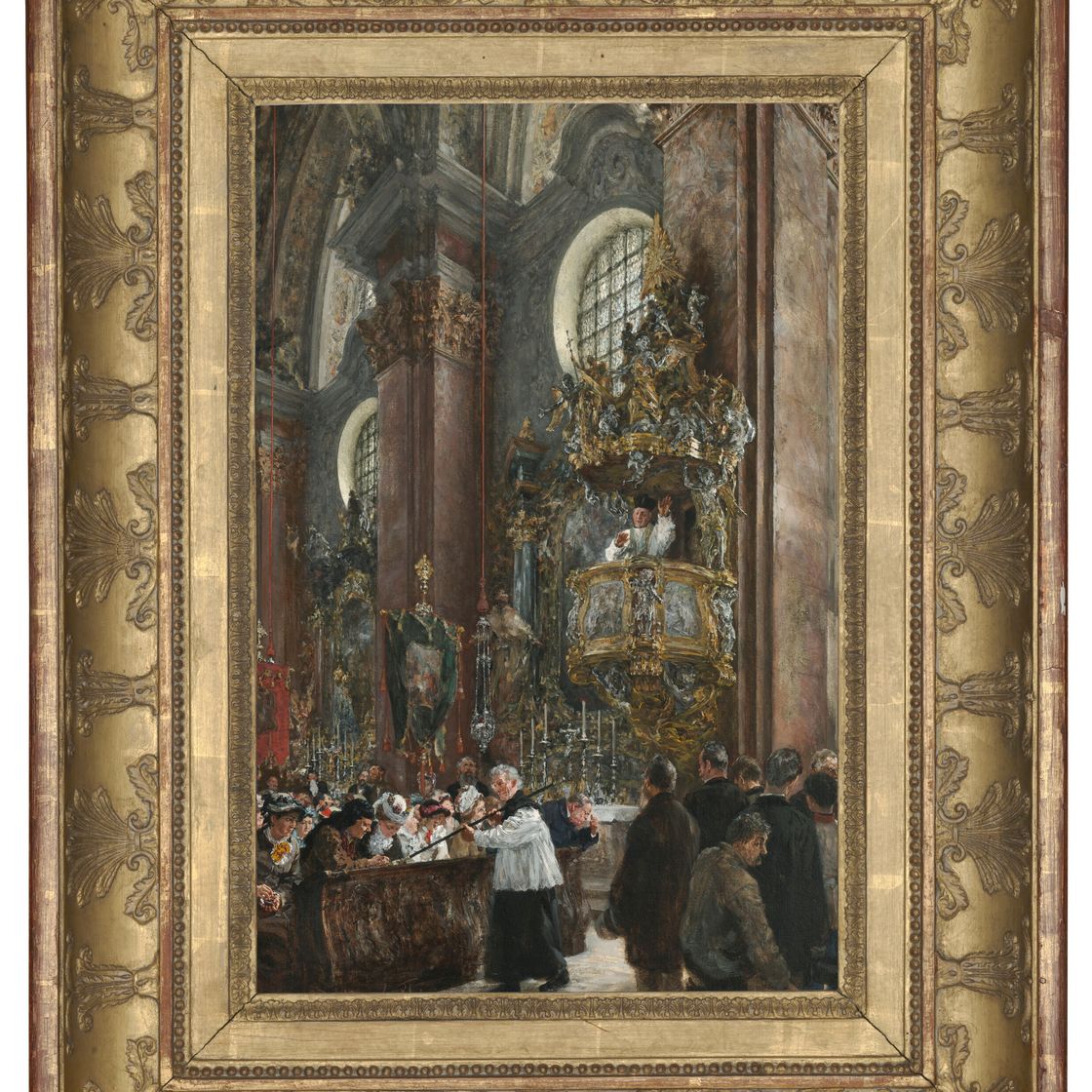 Adolph von Menzel — Канцельпредставитель в Королевской церкви Инсбрука, изображение 2