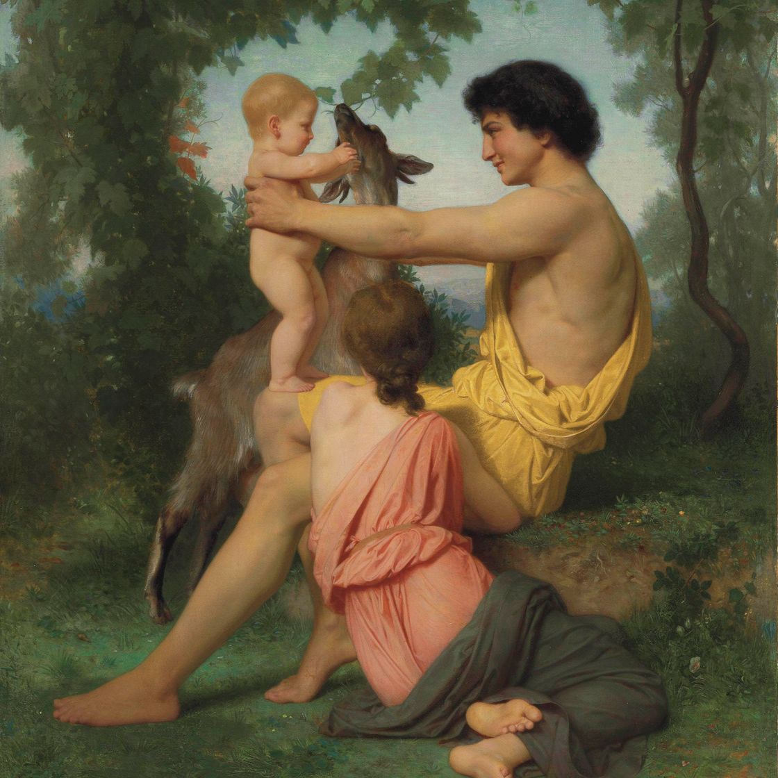 Adolphe William Bouguereau — Идиллия: семейный антиквариат