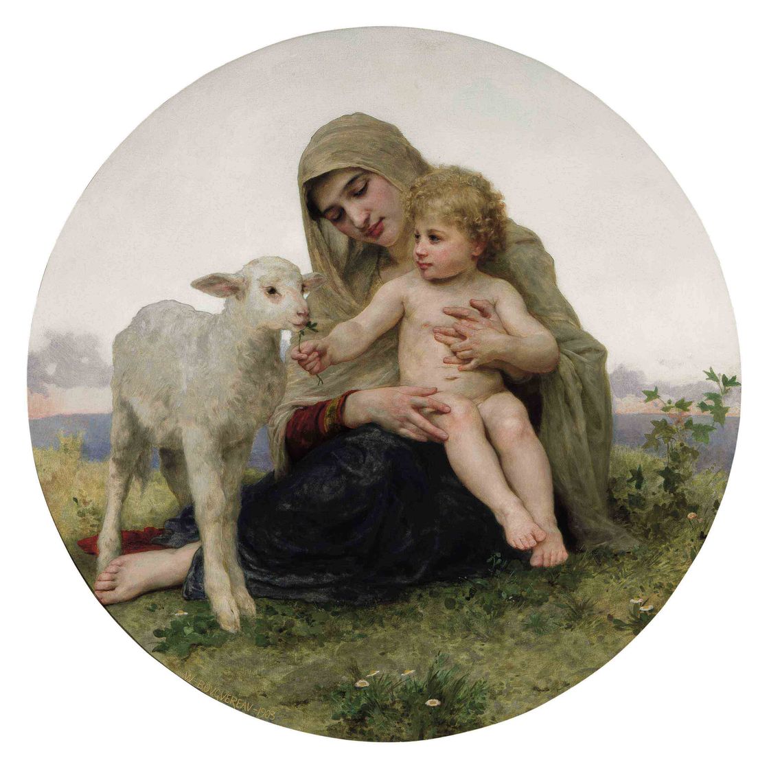 Adolphe William Bouguereau — Любовь к Аньо