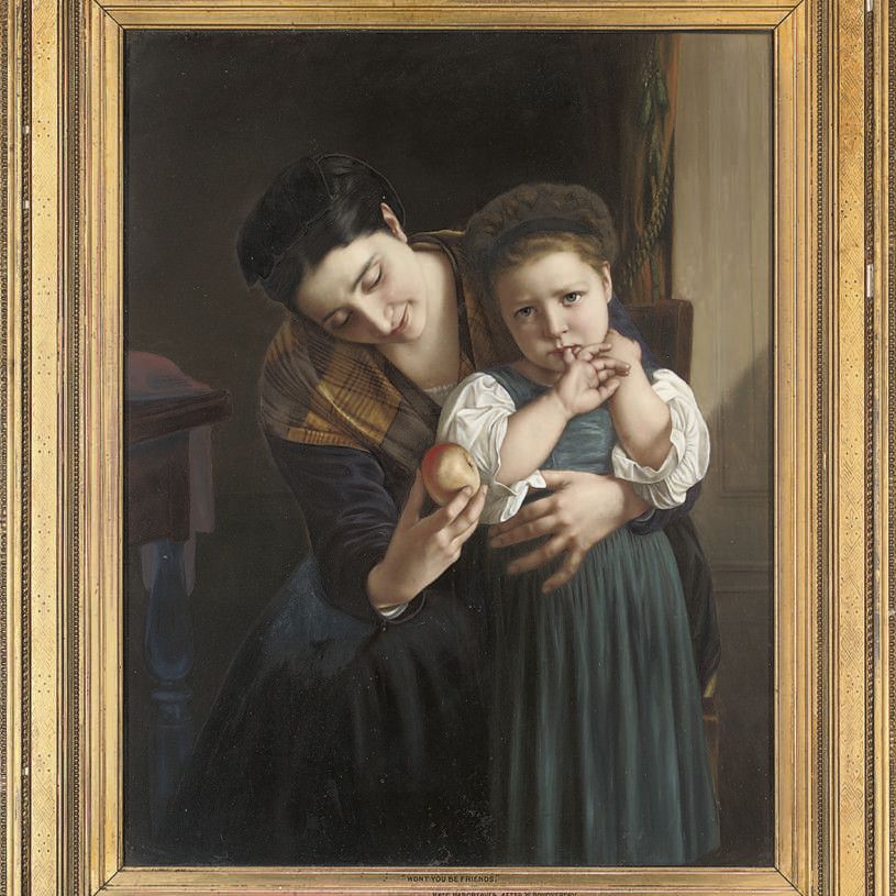 Adolphe William Bouguereau — Разве вы не хотите стать друзьями