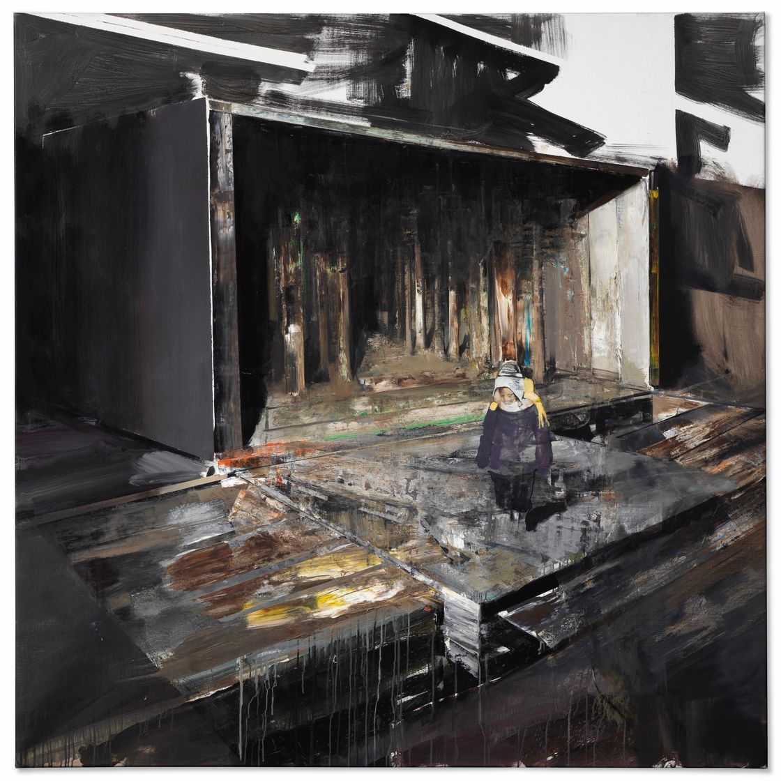 Adrian Ghenie — Малышка в лесу, изображение 1