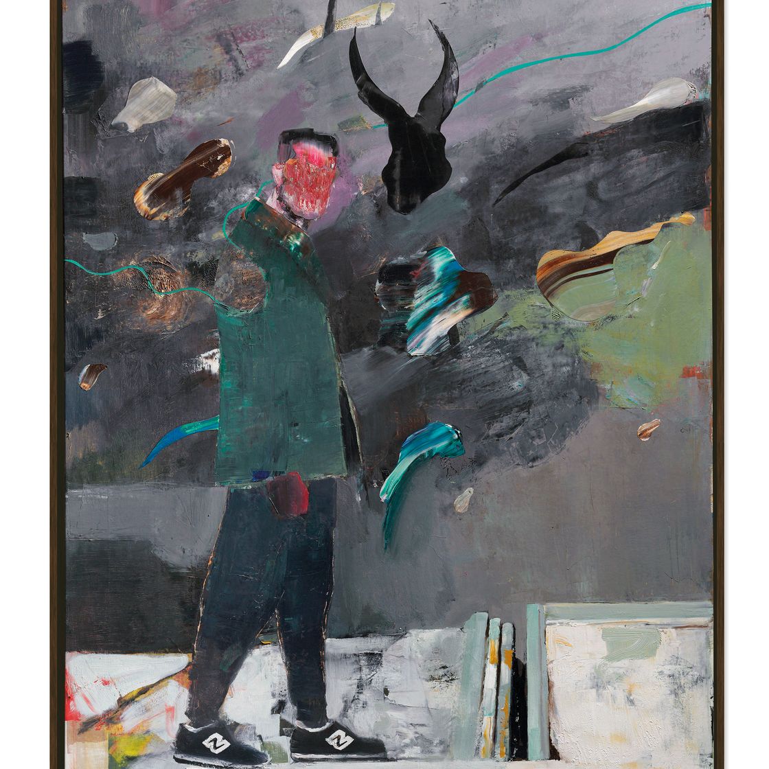 Adrian Ghenie — Автопортрет 1945 года