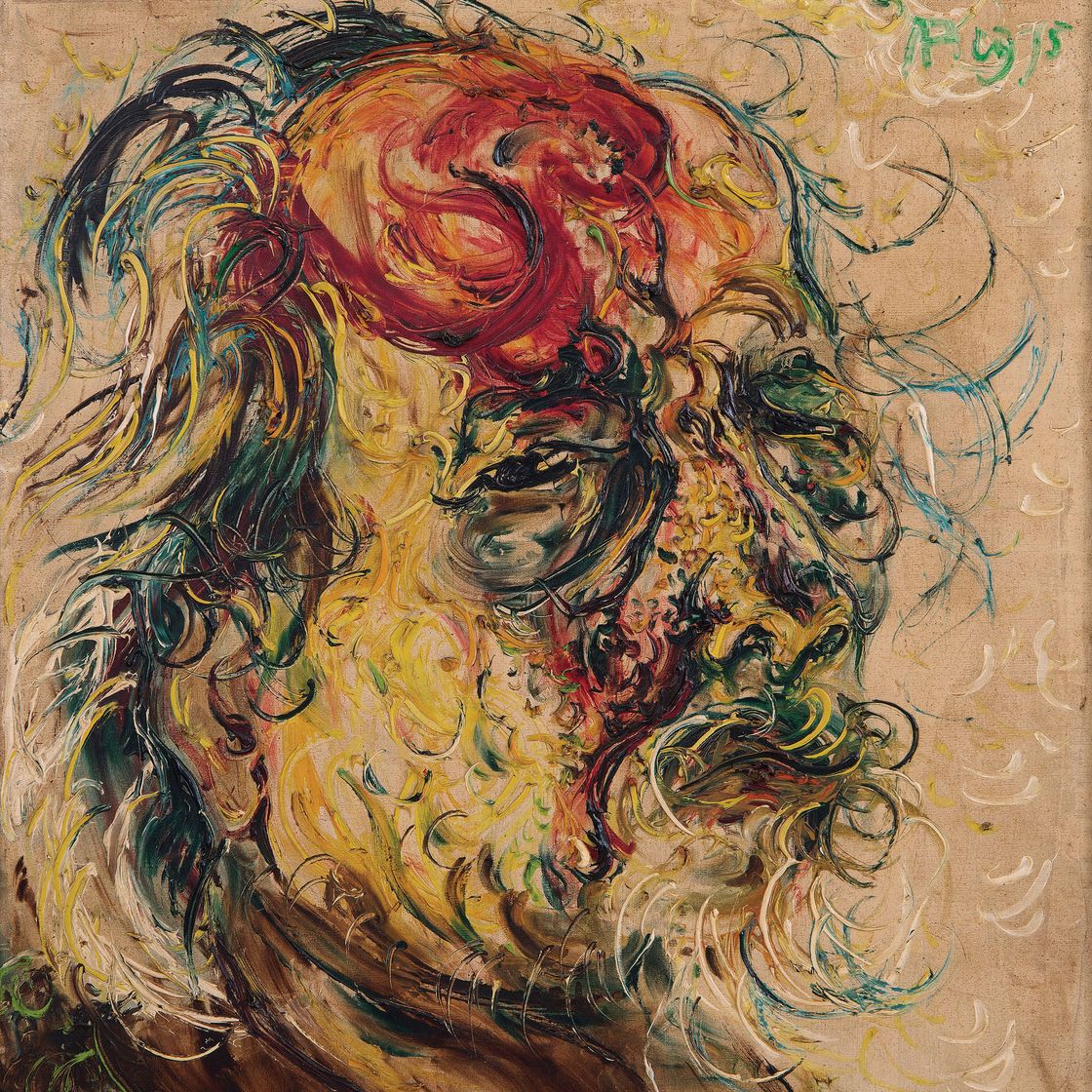 Affandi — Автопортрет