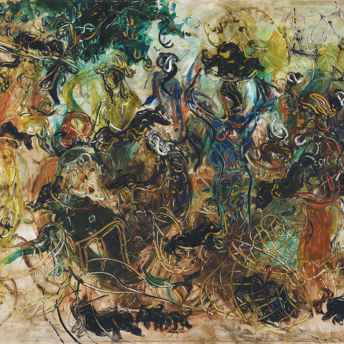 Affandi — Рыночная сцена