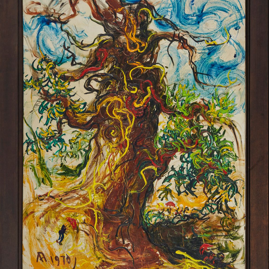 Affandi — Большое дерево, изображение 2