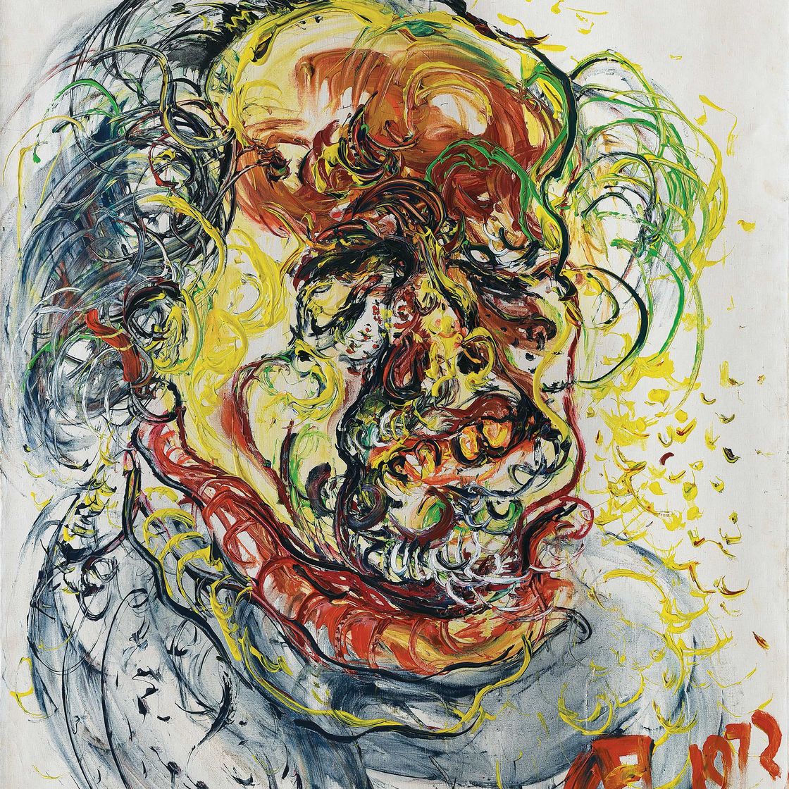 Affandi — Автопортрет I