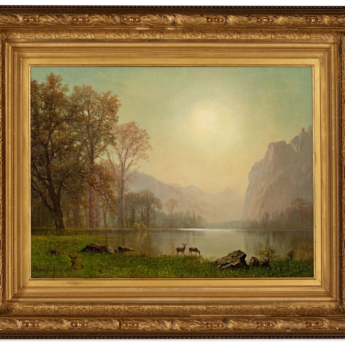 Albert Bierstadt — Рассвет в Скалистых горах, изображение 2
