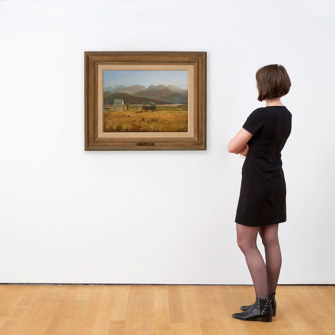 Albert Bierstadt — По пути в Йеллоустонский парк, лагерь роты А 86-й армии США., изображение 5