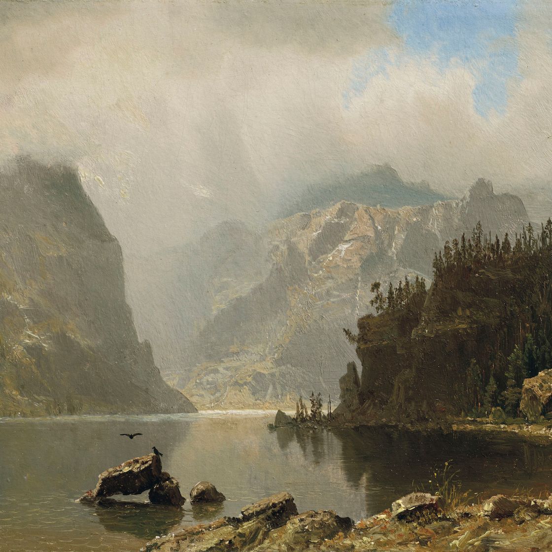 Albert Bierstadt — Западный пейзаж