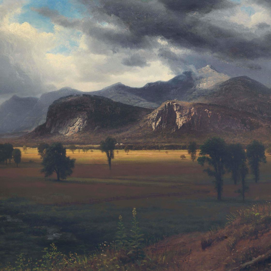 Albert Bierstadt — Шторм над лугом Конвей, штат Нью-Гэмпшир