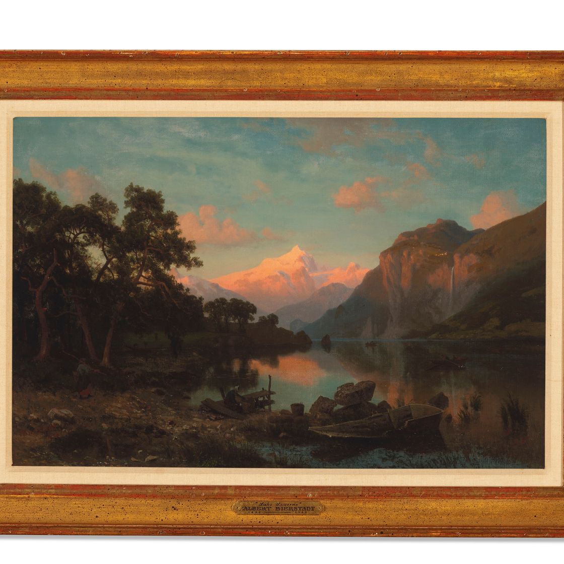 Albert Bierstadt — Озеро Люцерн, изображение 2