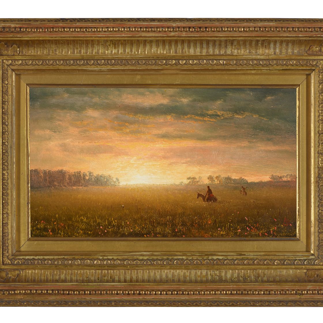 Albert Bierstadt — Закат в прериях, изображение 2