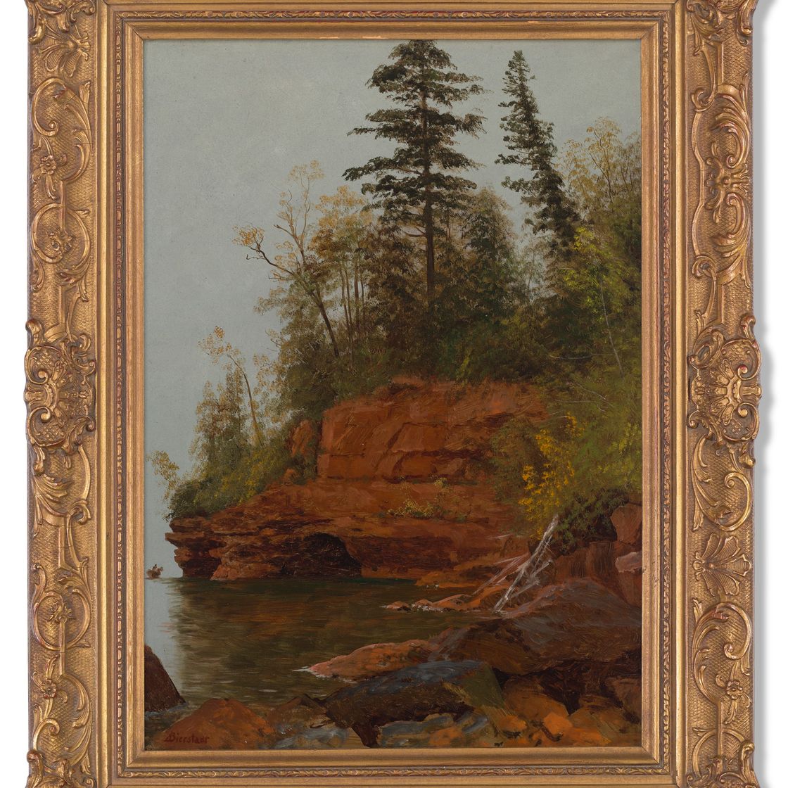 Albert Bierstadt — Скалистая бухта, изображение 2