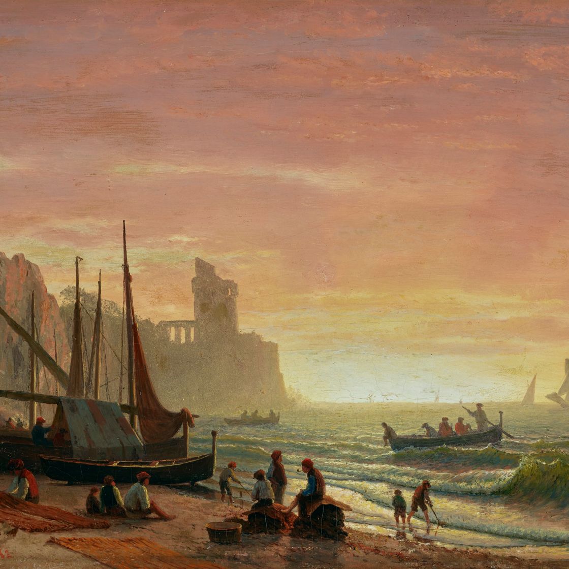 Albert Bierstadt — Рыболовецкий флот, изображение 1