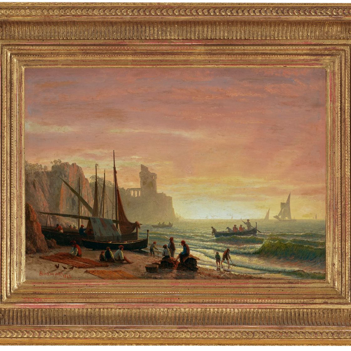 Albert Bierstadt — Рыболовецкий флот, изображение 2