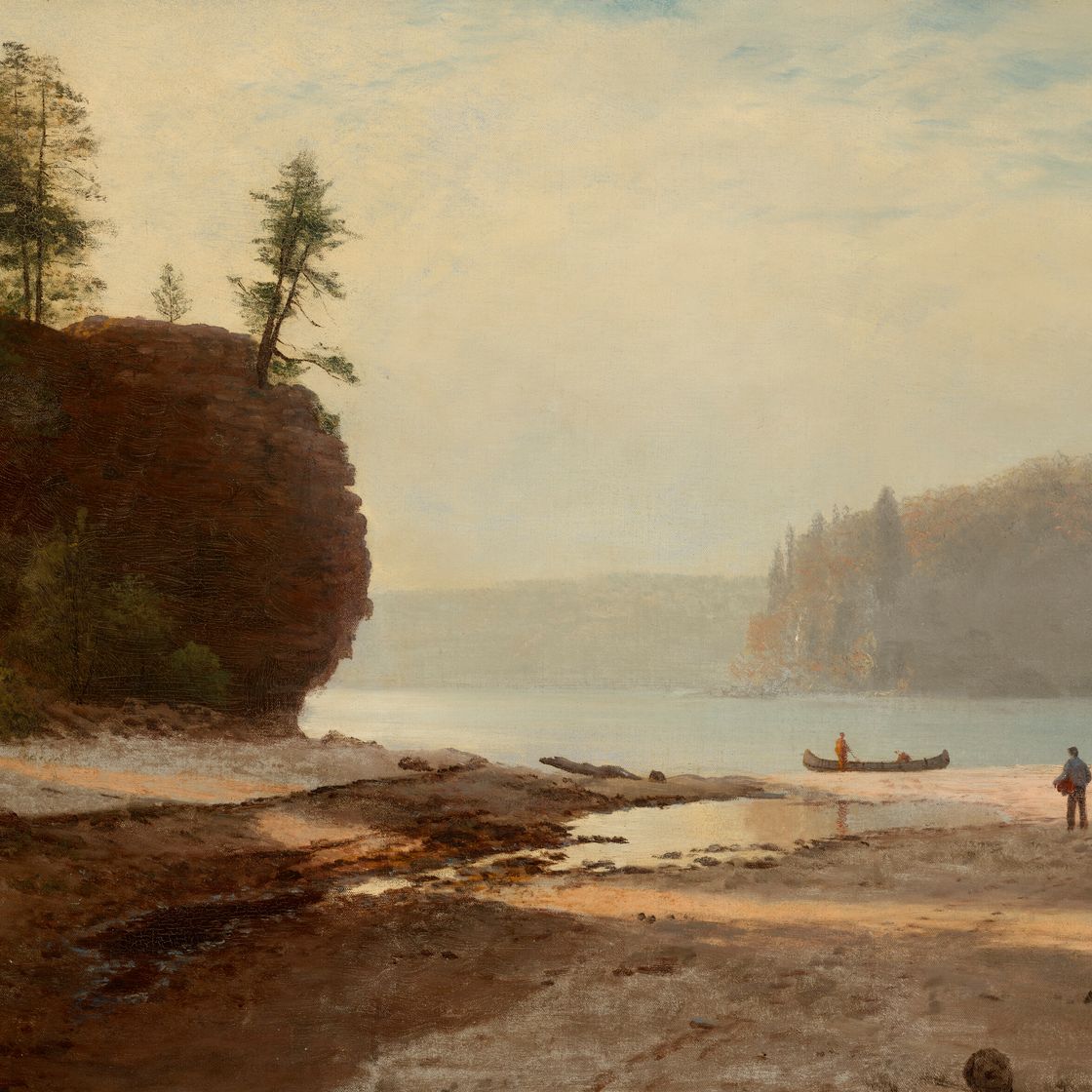 Albert Bierstadt — На реке Висконсин, недалеко от Милуоки, изображение 1
