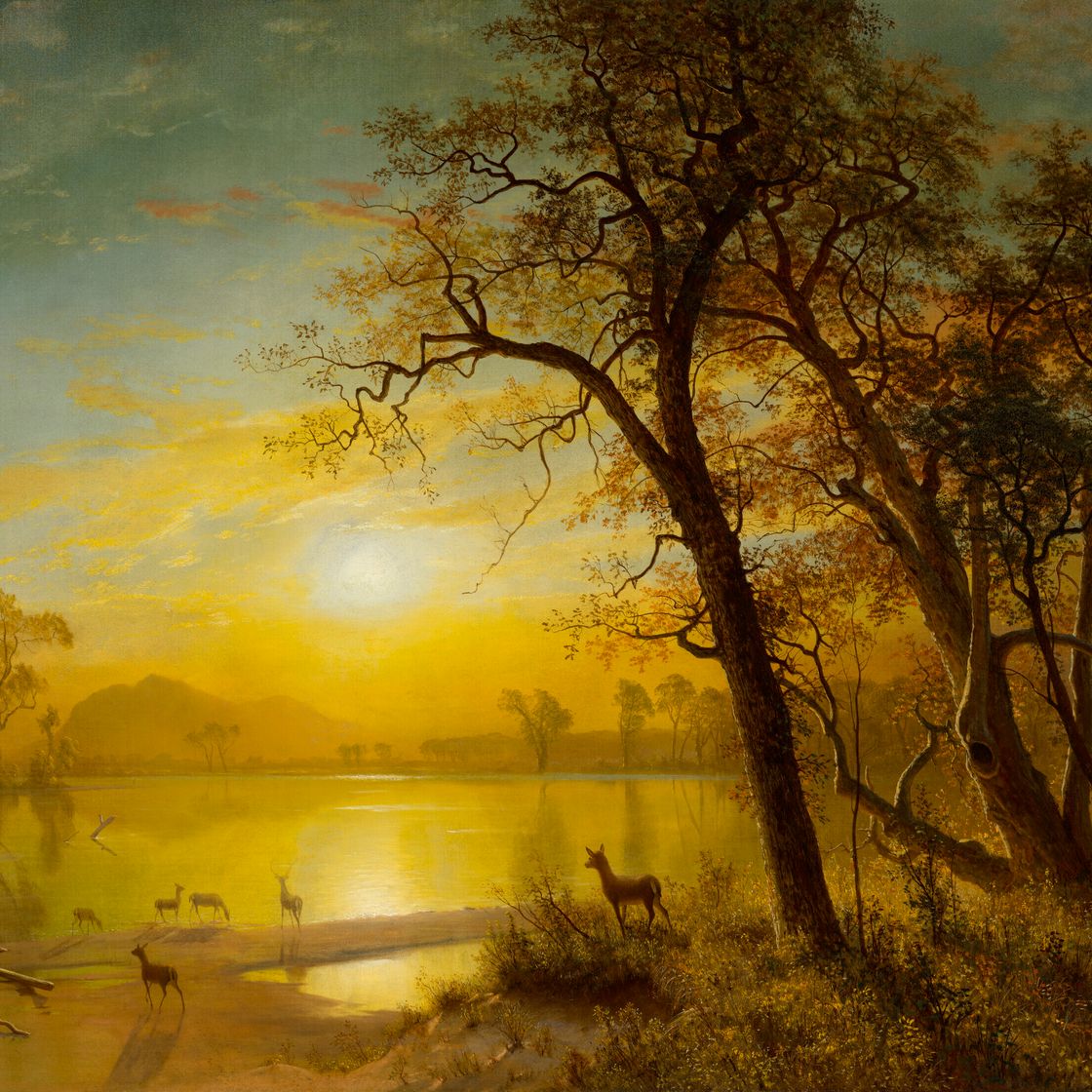 Albert Bierstadt — Горное озеро, изображение 1