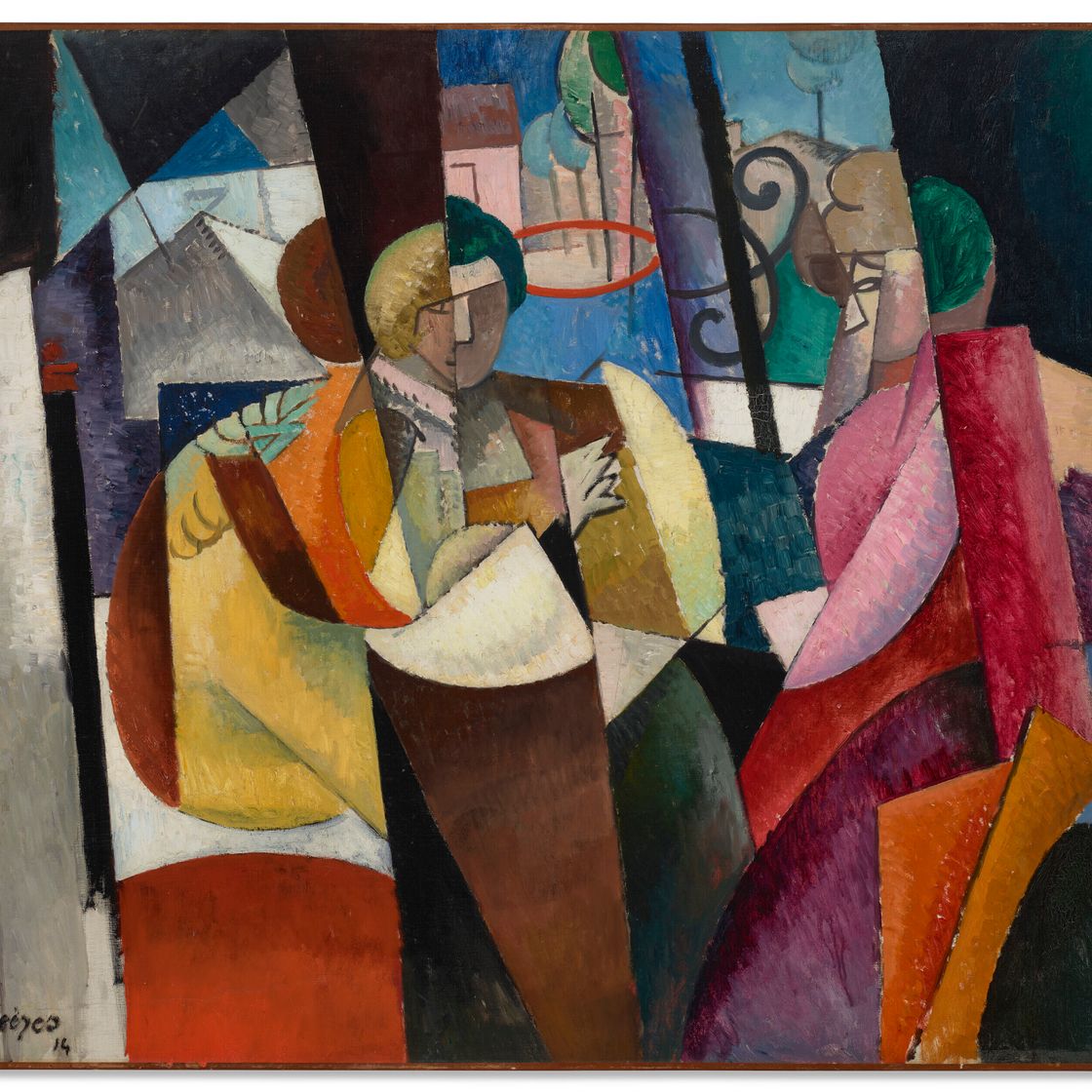 Albert Gleizes — Женские ассистенты, выходящие за пределы, которые принадлежат женщинам, выходящим за пределы, которые принадлежат двум женщинам., изображение 2