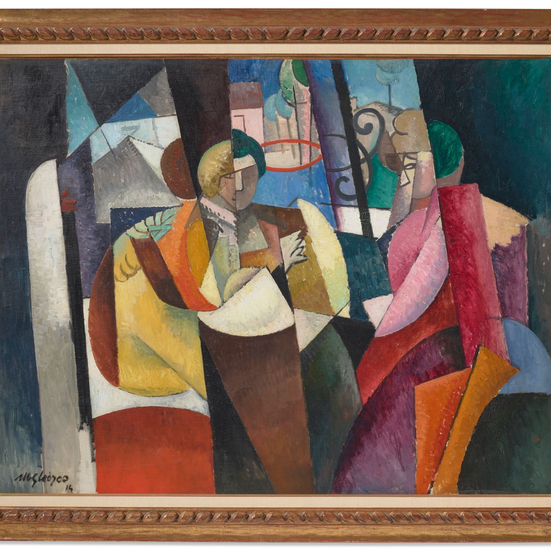 Albert Gleizes — Женские ассистенты, выходящие за пределы, которые принадлежат женщинам, выходящим за пределы, которые принадлежат двум женщинам., изображение 4