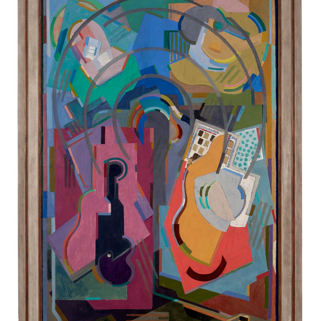 Albert Gleizes — Ритмическая композиция, четыре элемента, изображение 3