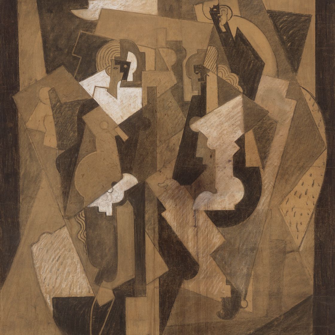 Albert Gleizes — Композиция из трех персонажей, изображение 1