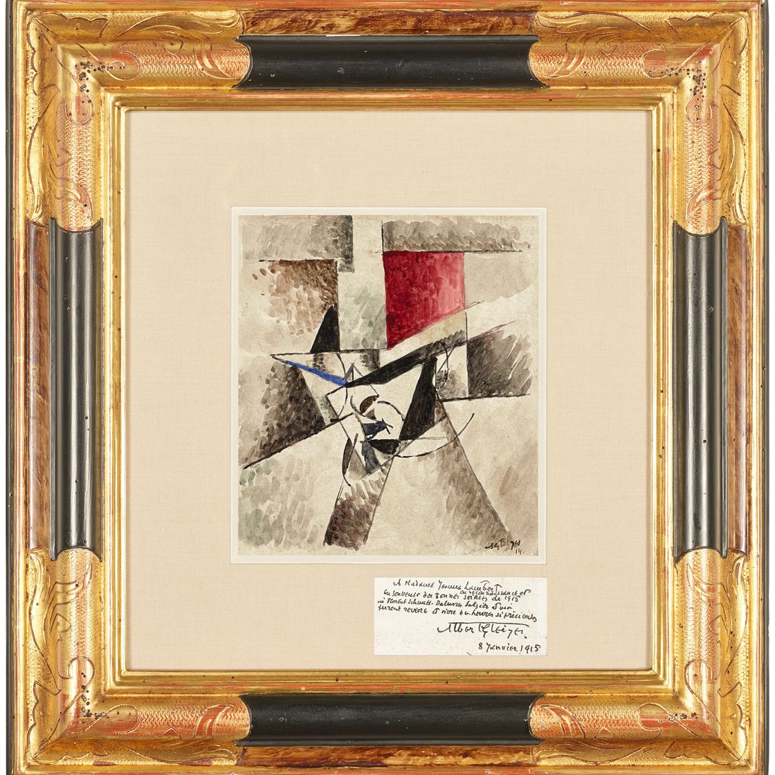 Albert Gleizes — Композиция в стиле кубизма с портретом коменданта Ламберта, изображение 2