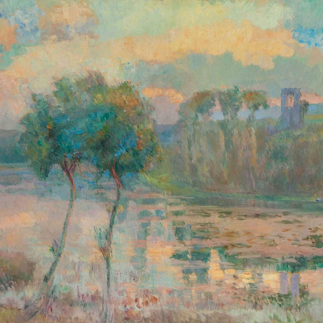 Albert Lebourg — Этан-де-Шалу-Мулине, окрестности Этампа, каше-дю-Солей