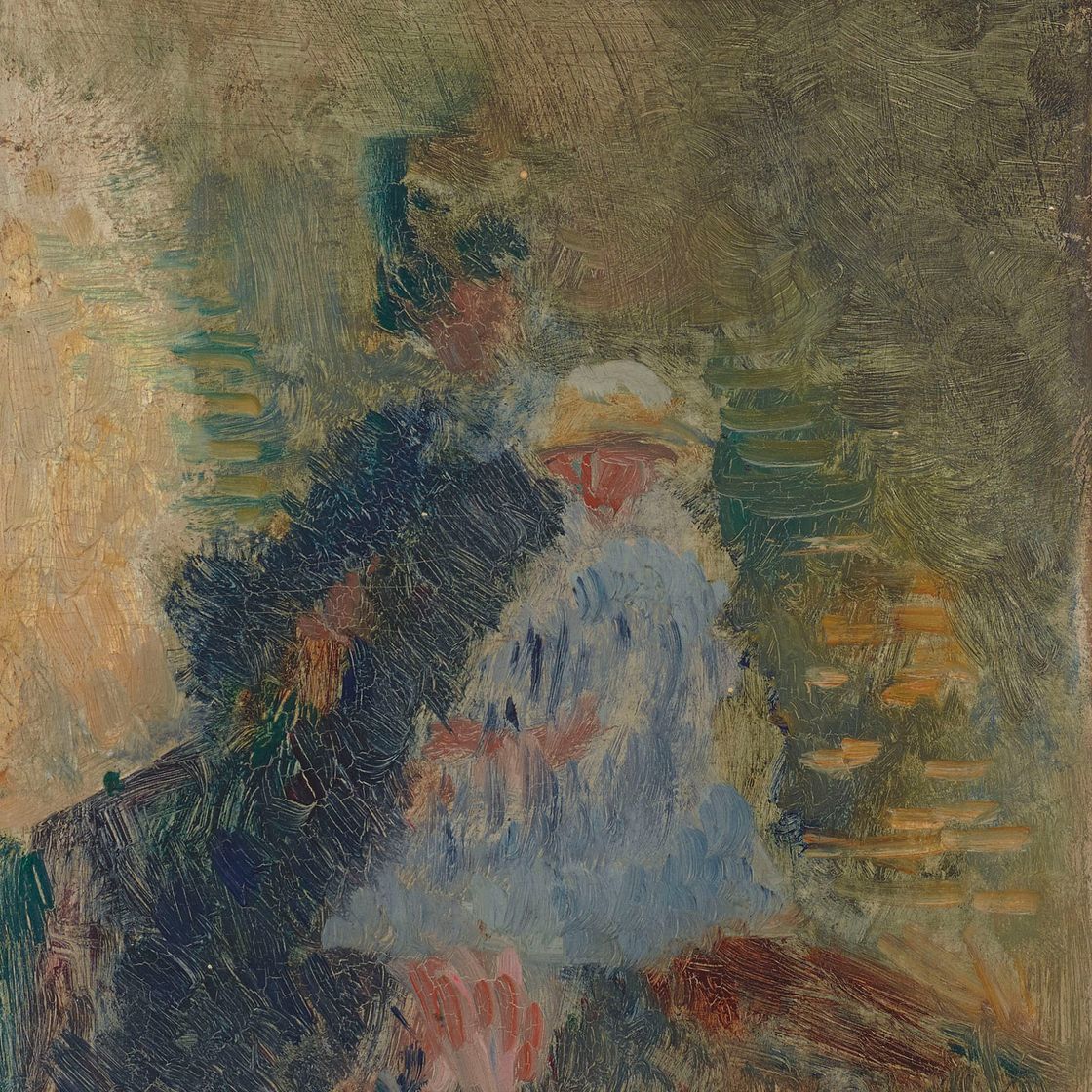 Albert Lebourg — Мать и сын в банке