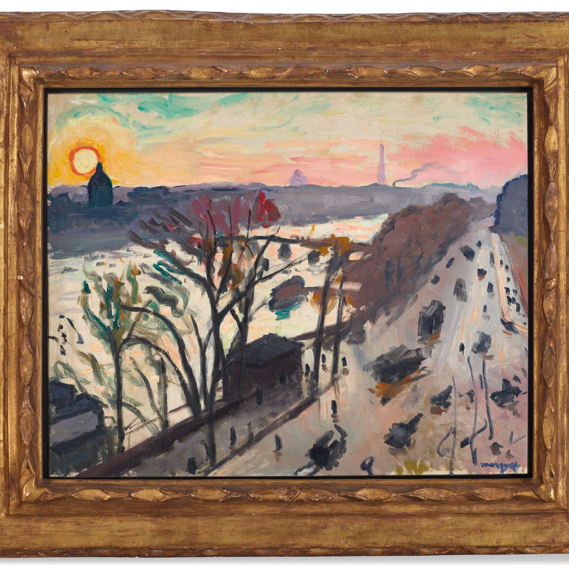 Albert Marquet — Париж, набережная Лувра, Солей д'Ивер, изображение 2