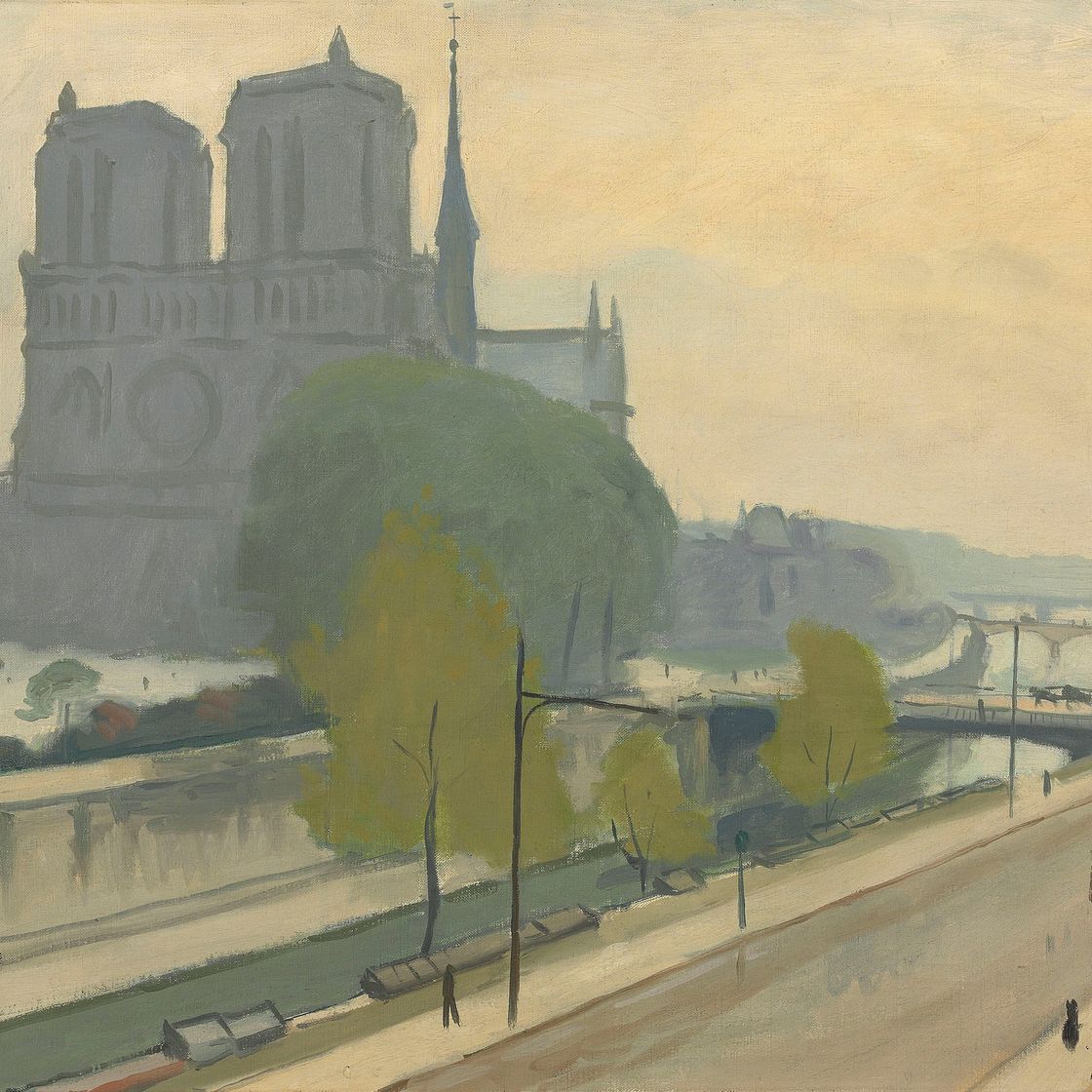 Albert Marquet — Вечер на набережной Нотр-Дам-вю-де-кэ